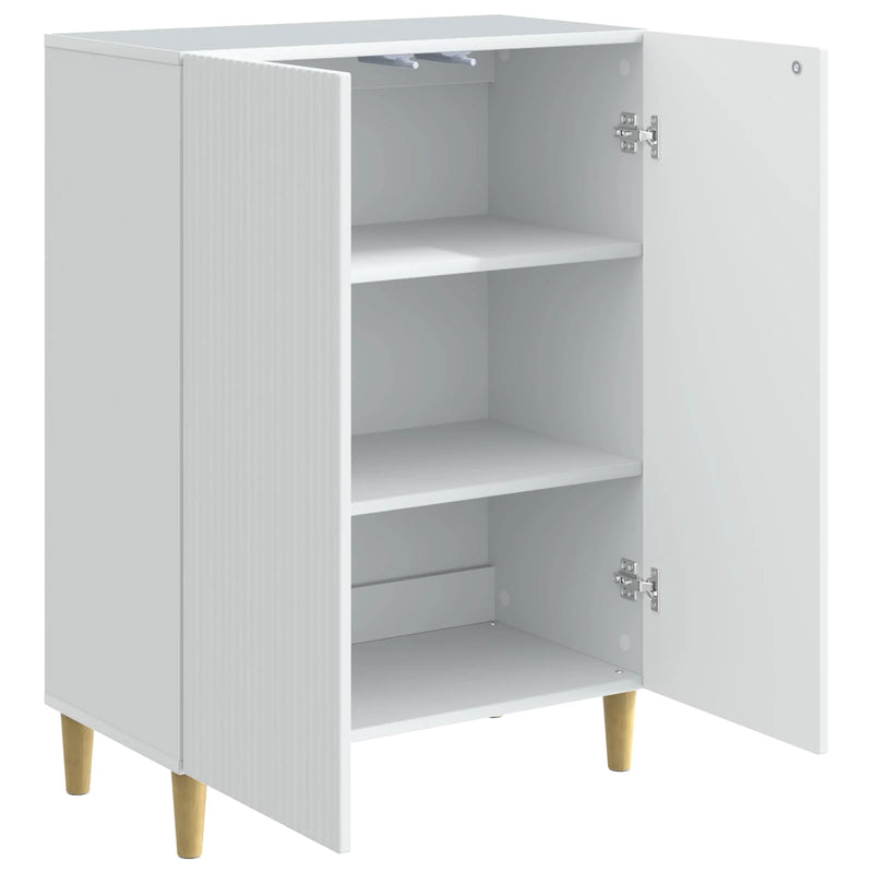 Sideboard White 66 x 34.5 x 90 cm Engineered Wood