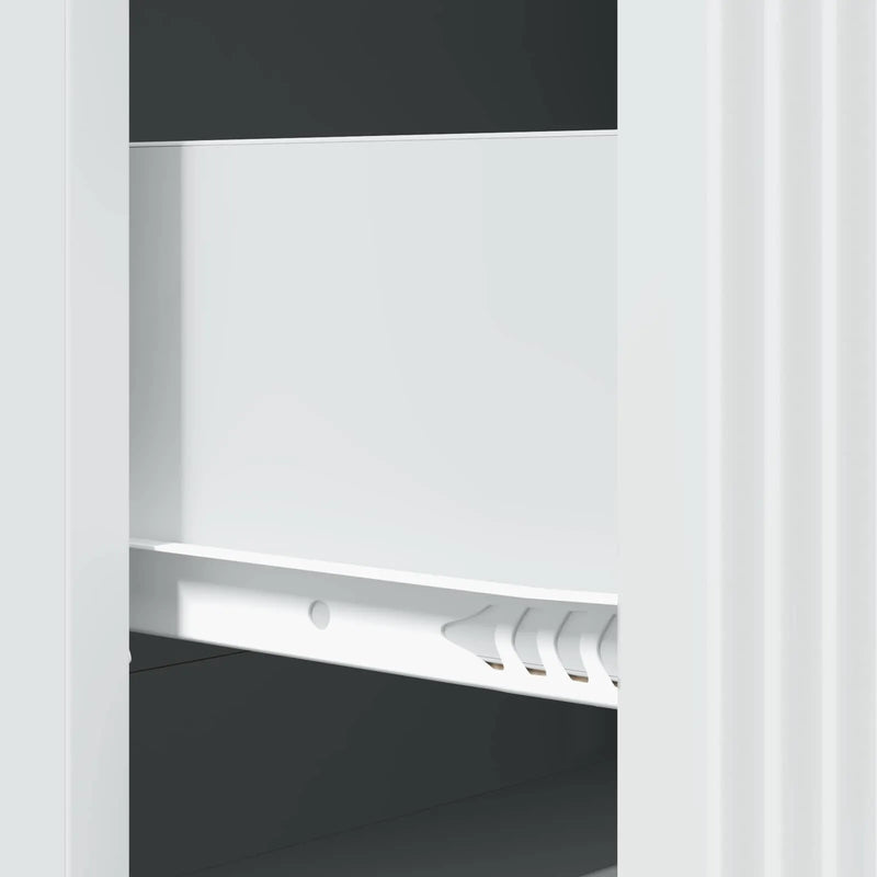 Drawer Cabinet White 66 x 34.5 x 90 cm Engineered Wood