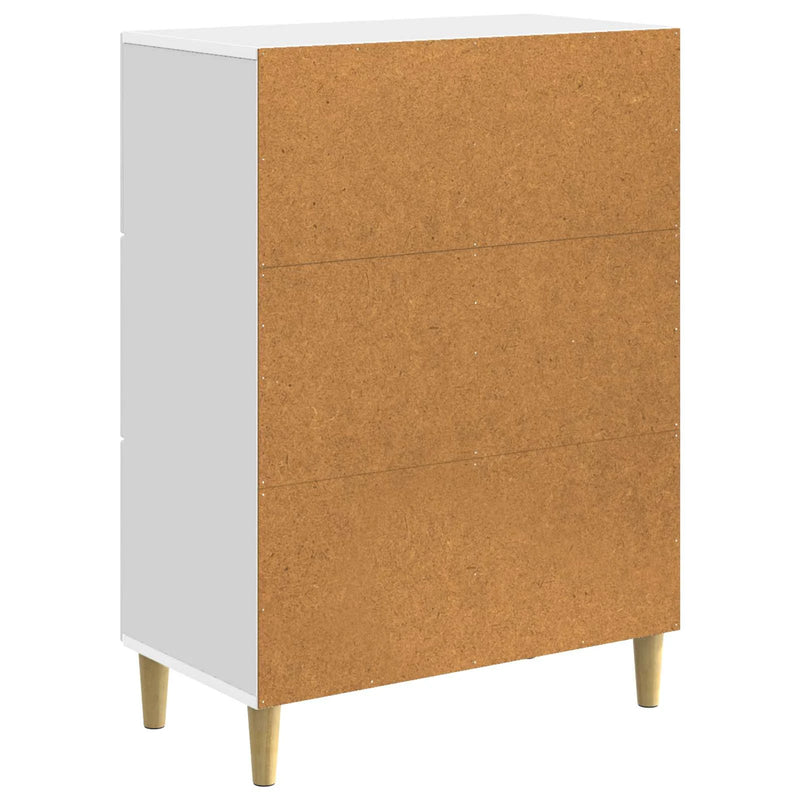 Sideboard with Drawer White 66 x 34.5 x 90 cm Engineered Wood