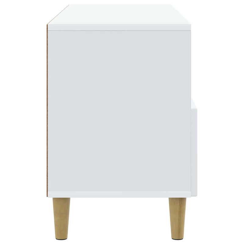 TV Cabinet with Drawer White 102 x 34.5 x 50 cm Engineered Wood