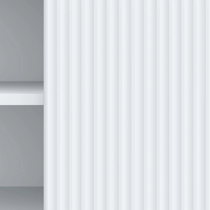 TV Cabinet White 102 x 34.5 x 50 cm Engineered Wood