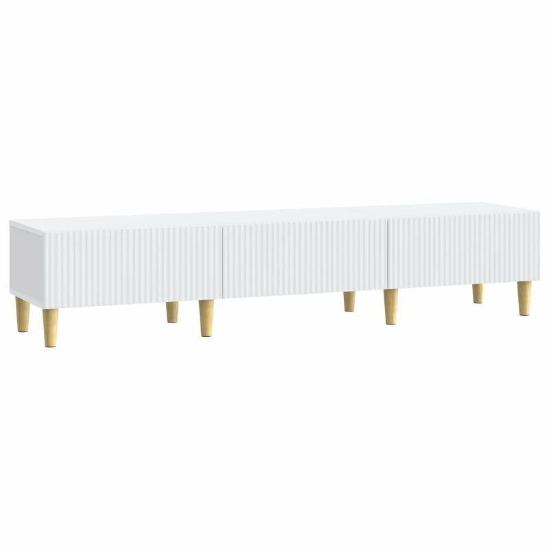 TV Cabinet with Drawer White 147 x 34.5 x 30 cm Engineered Wood