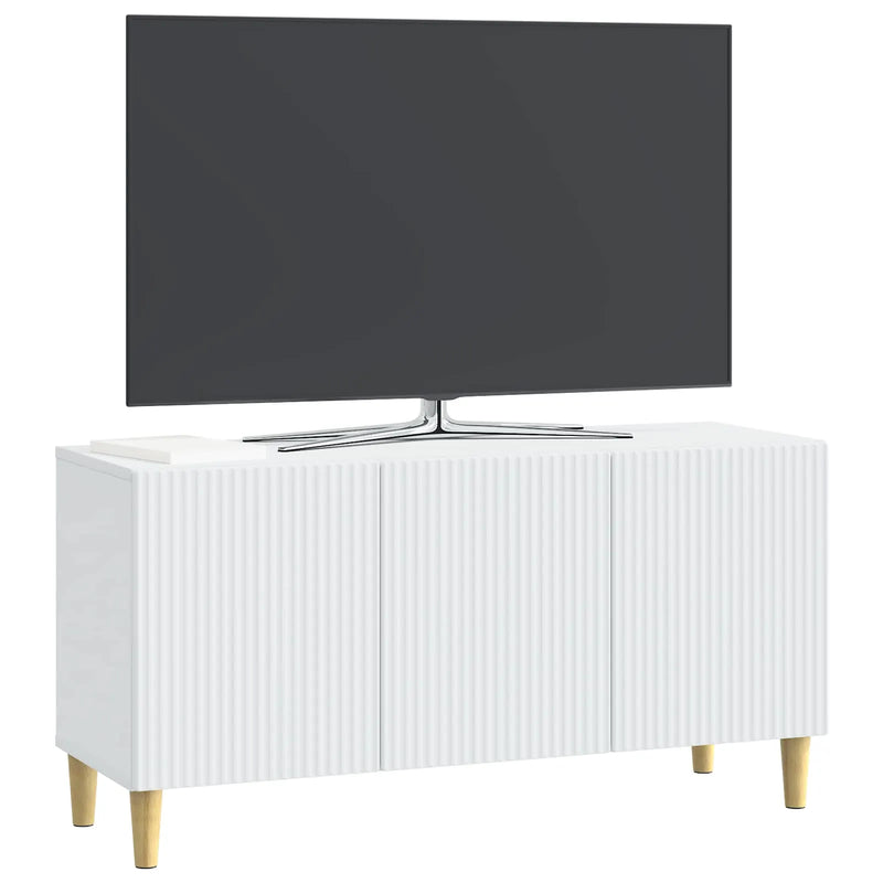 TV Cabinet White 99 x 34.5 x 50 cm Engineered Wood