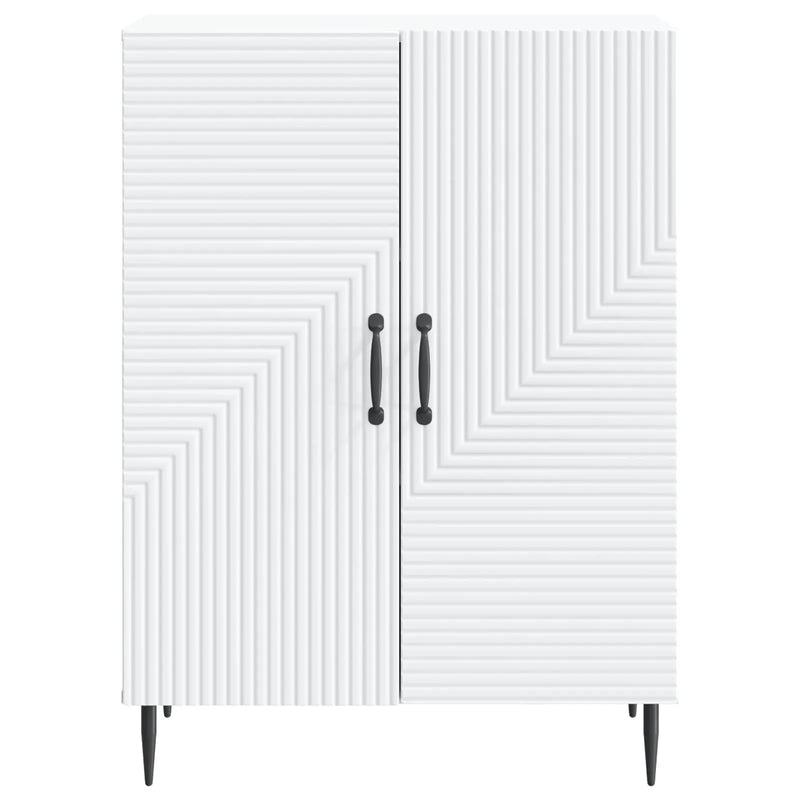 Sideboard White 66 x 34.5 x 89.5 cm Engineered Wood