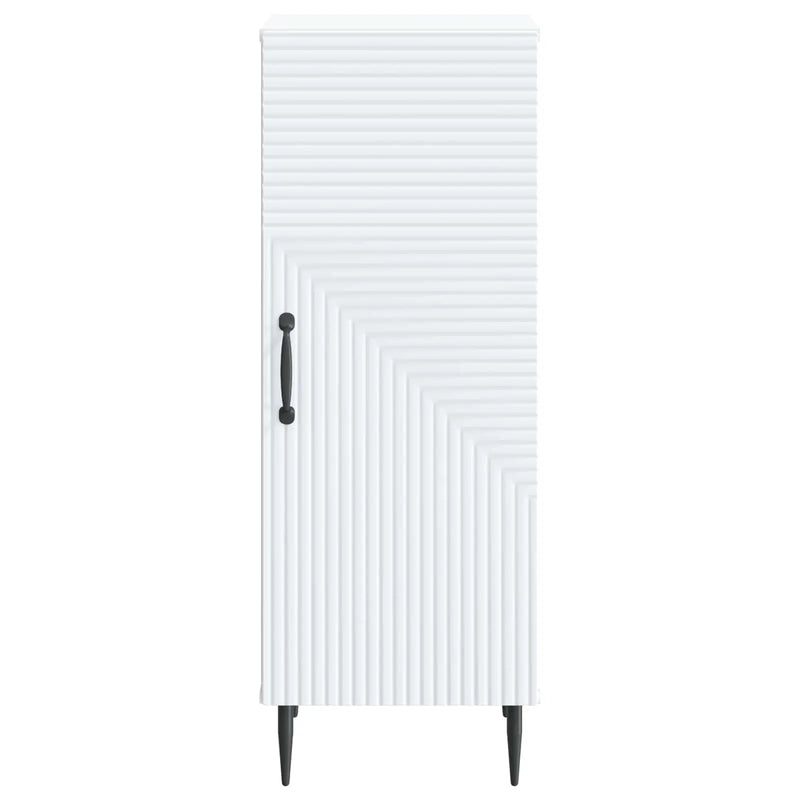 Sideboard White 33 x 34.5 x 89.5 cm Engineered Wood