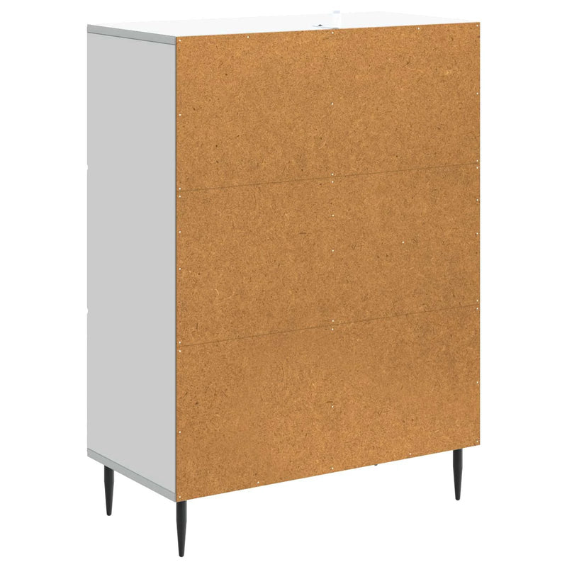 Sideboard with Drawer White 66 x 34.5 x 89.5 cm Engineered Wood