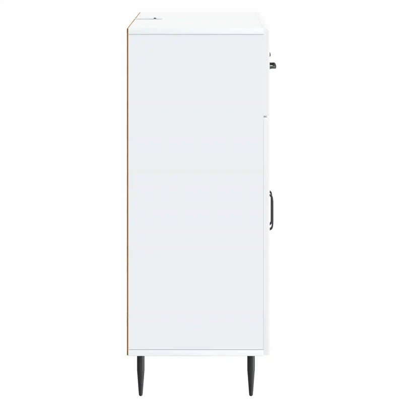 Sideboard with Drawer White 66 x 34.5 x 89.5 cm Engineered Wood