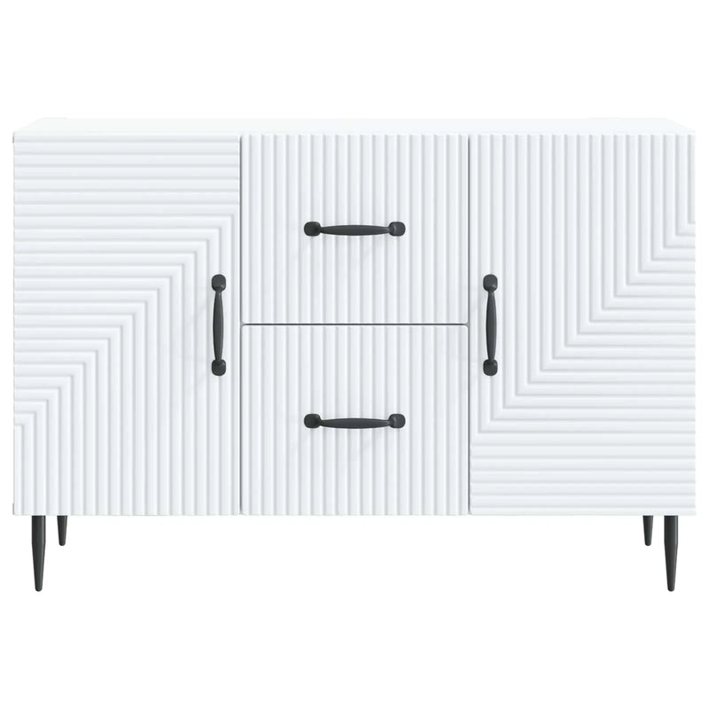 Sideboard with Drawer White 89 x 34.5 x 60 cm Engineered Wood