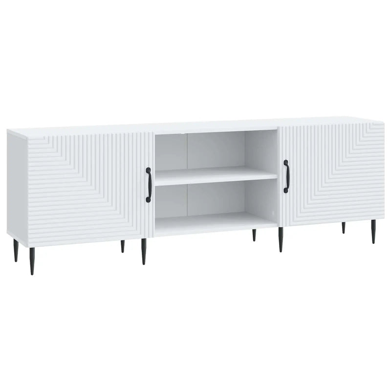 TV Cabinet White 150 x 31 x 50 cm Engineered Wood