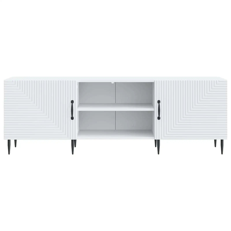 TV Cabinet White 150 x 31 x 50 cm Engineered Wood