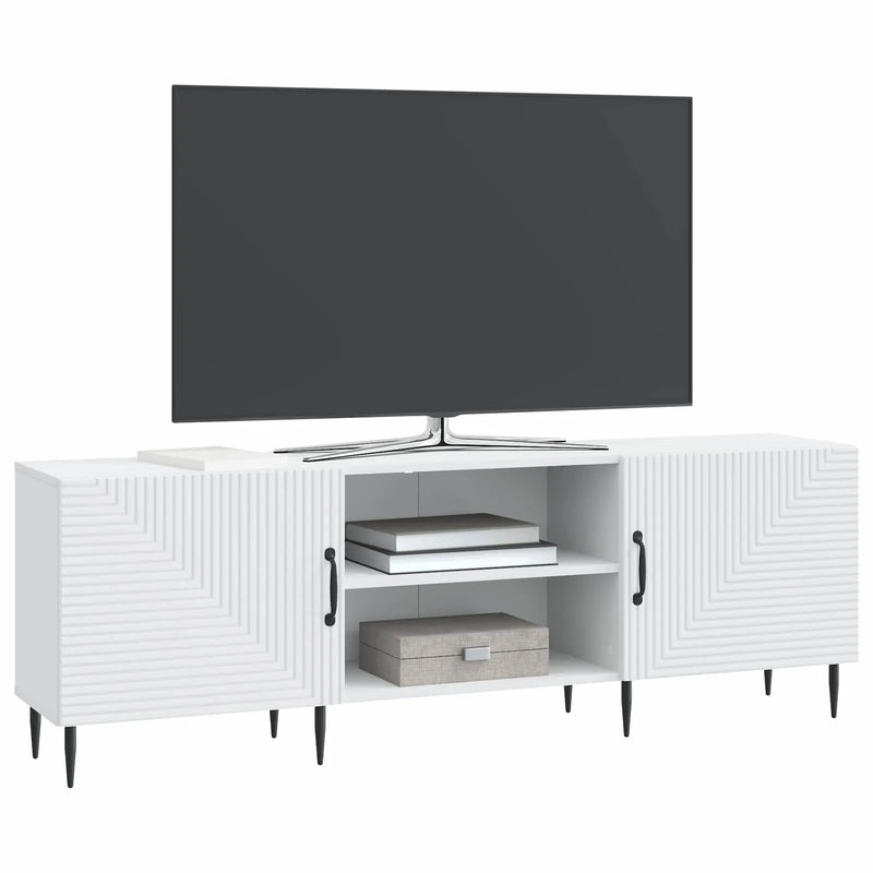 TV Cabinet White 150 x 31 x 50 cm Engineered Wood
