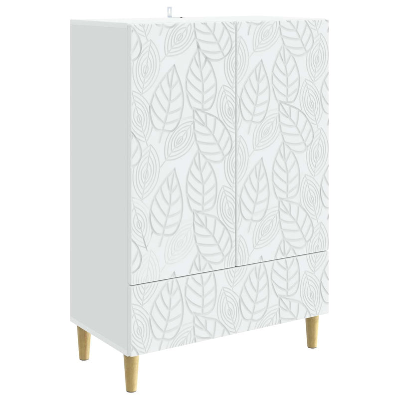 Sideboard White 66 x 34.5 x 95 cm Engineered Wood
