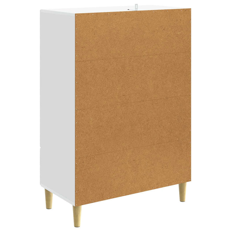 Sideboard White 66 x 34.5 x 95 cm Engineered Wood