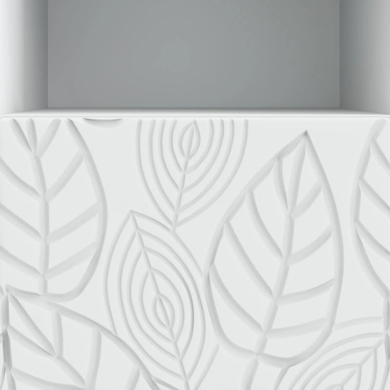 TV Cabinet 102 x 34.5 x 50 cm White Engineered Wood