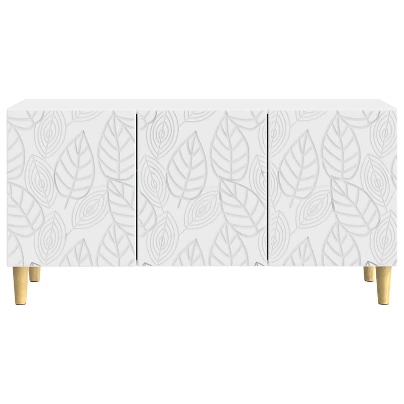 TV Cabinet 99 x 34.5 x 50 cm White Engineered Wood