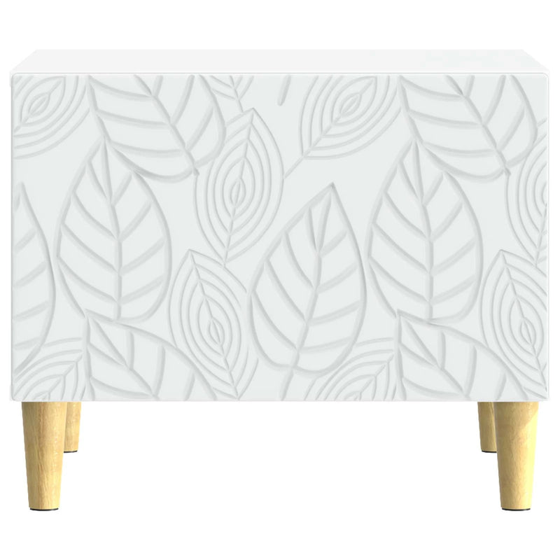 Coffee Table White 50 x 49 x 40 cm Engineered Wood