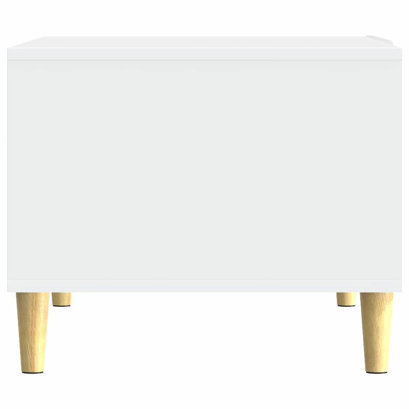 Coffee Table White 50 x 49 x 40 cm Engineered Wood