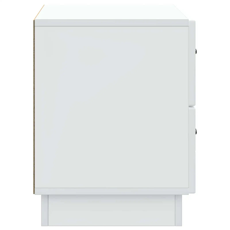 Bedside Cabinet White 62 x 34.5 x 44.5 cm Engineered Wood