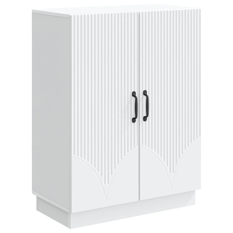 Sideboard White 66 x 34.5 x 87 cm Engineered Wood