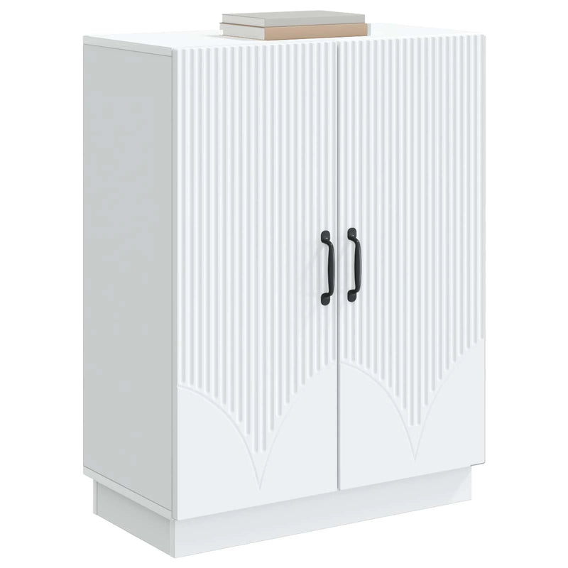 Sideboard White 66 x 34.5 x 87 cm Engineered Wood
