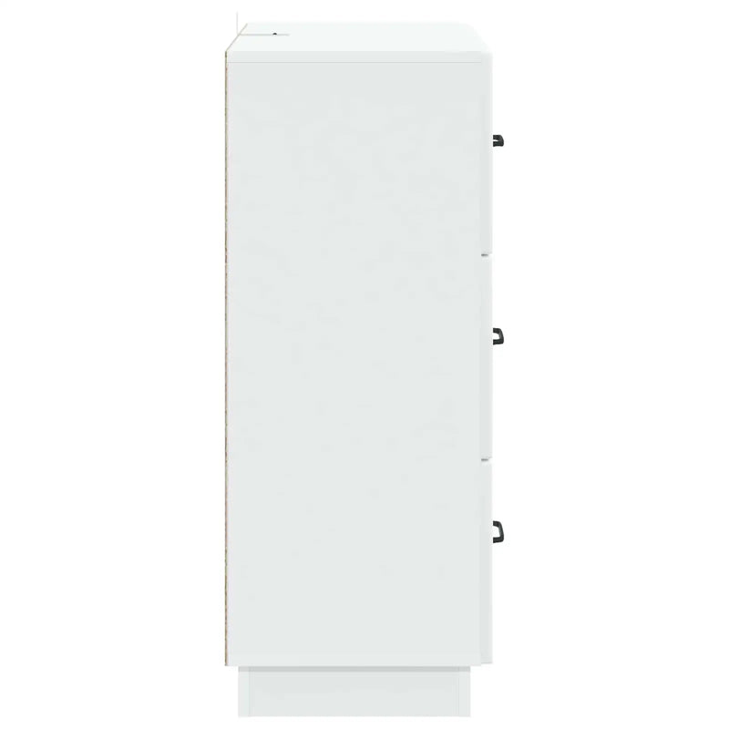Drawer Cabinet White 66 x 34.5 x 87 cm Engineered Wood