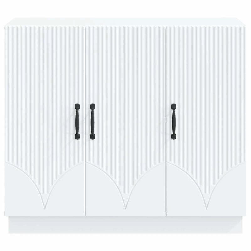 Sideboard White 89 x 34.5 x 77 cm Engineered Wood