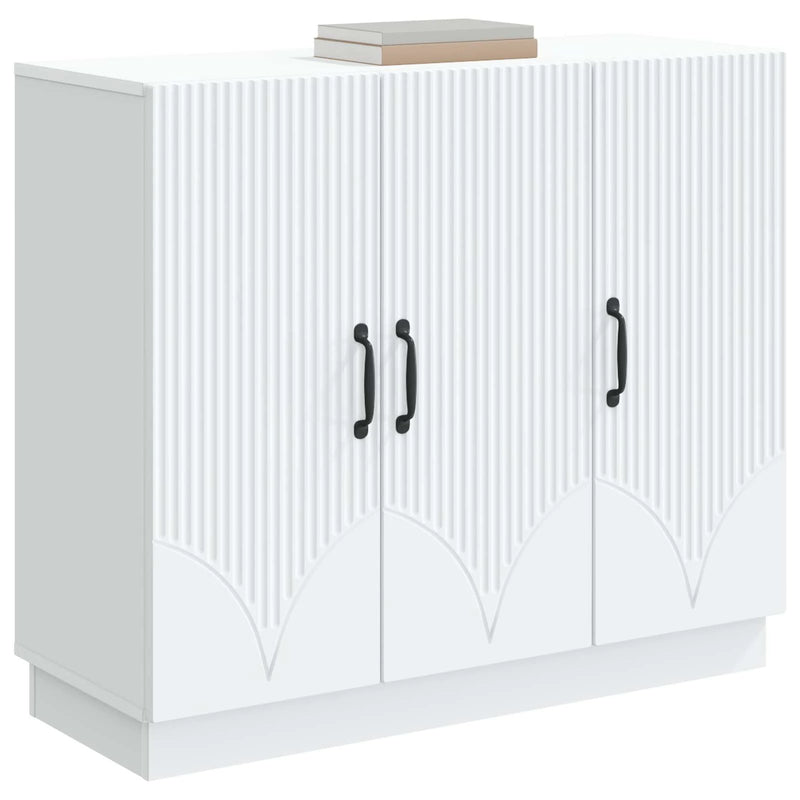 Sideboard White 89 x 34.5 x 77 cm Engineered Wood