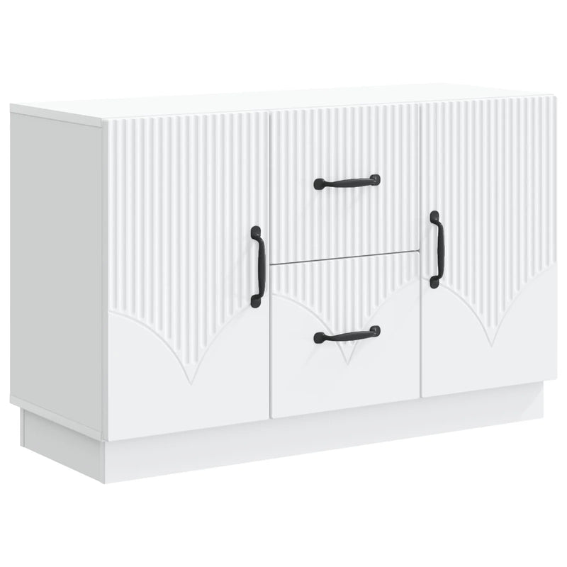 Sideboard with Drawer White 89 x 34.5 x 57 cm Engineered Wood