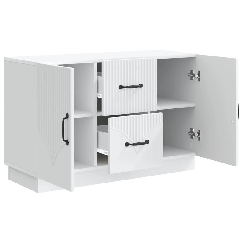 Sideboard with Drawer White 89 x 34.5 x 57 cm Engineered Wood