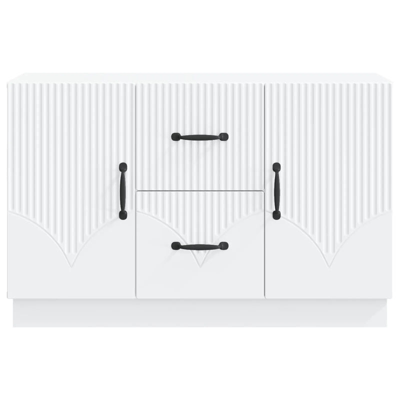 Sideboard with Drawer White 89 x 34.5 x 57 cm Engineered Wood
