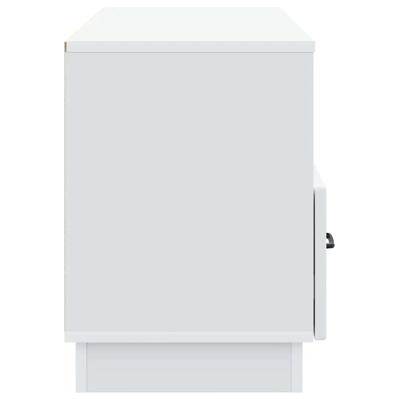 TV Cabinet with Drawer White 102 x 34.5 x 47 cm Engineered Wood