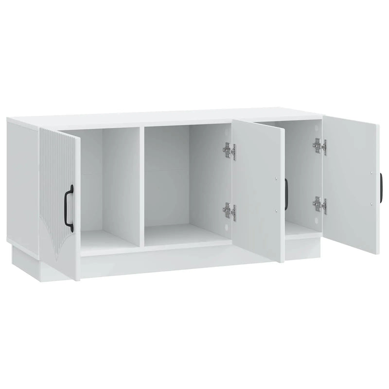 TV Cabinet White 99 x 34.5 x 47 cm Engineered Wood
