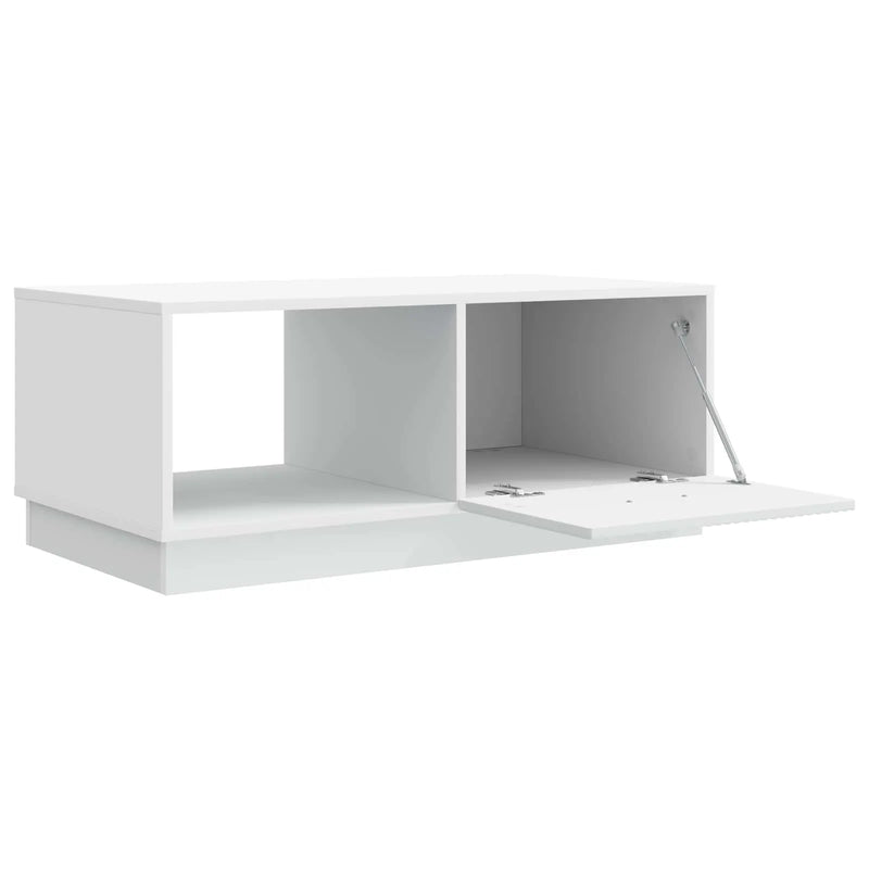 Coffee Table White 90 x 50 x 37 cm Engineered Wood