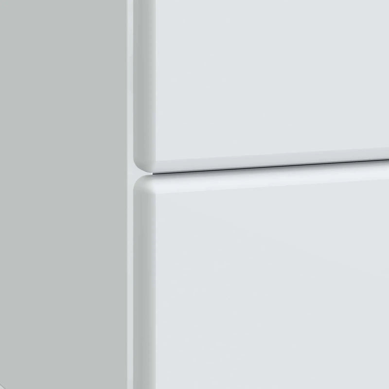 Bedside Cabinet White 43 x 34.5 x 47.5 cm Engineered Wood