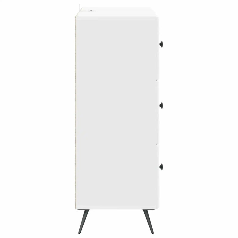 Drawer Cabinet White 66 x 34.5 x 90 cm Engineered Wood