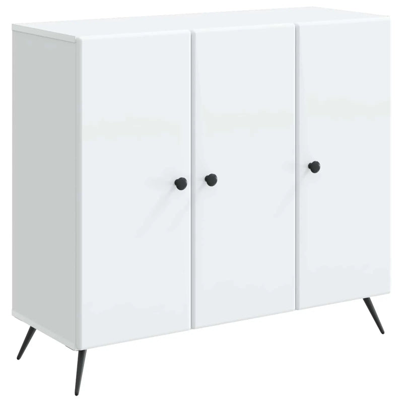 Sideboard White 89 x 34.5 x 80 cm Engineered Wood