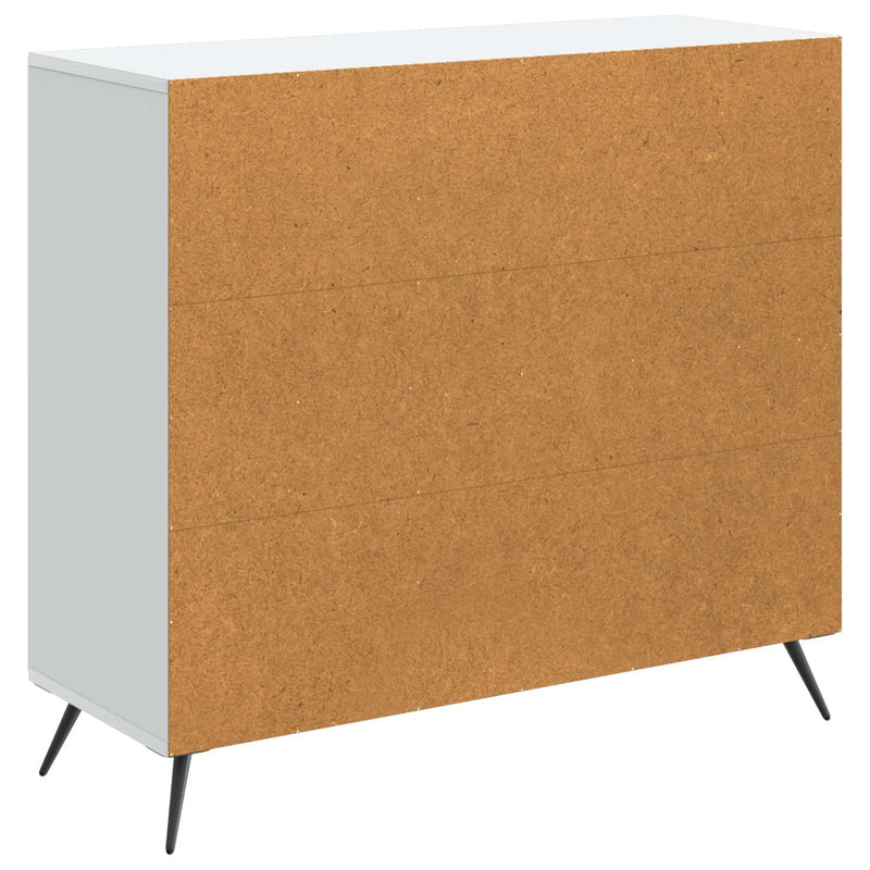 Sideboard White 89 x 34.5 x 80 cm Engineered Wood