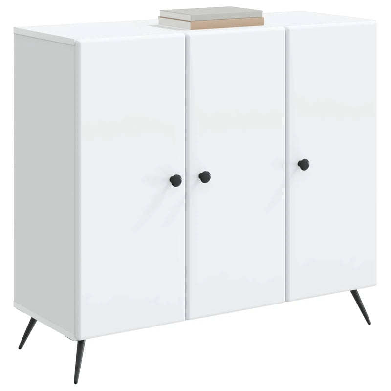 Sideboard White 89 x 34.5 x 80 cm Engineered Wood