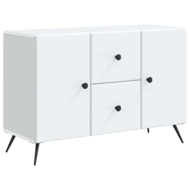 Sideboard with Drawer White 89 x 34.5 x 60 cm Engineered Wood
