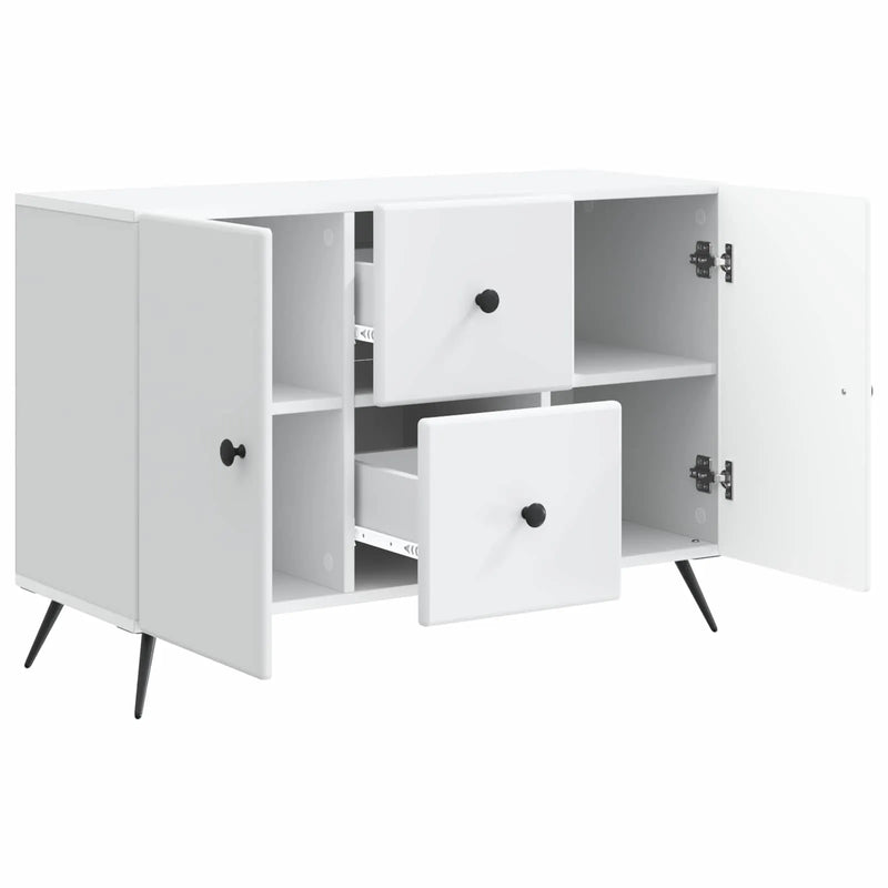 Sideboard with Drawer White 89 x 34.5 x 60 cm Engineered Wood