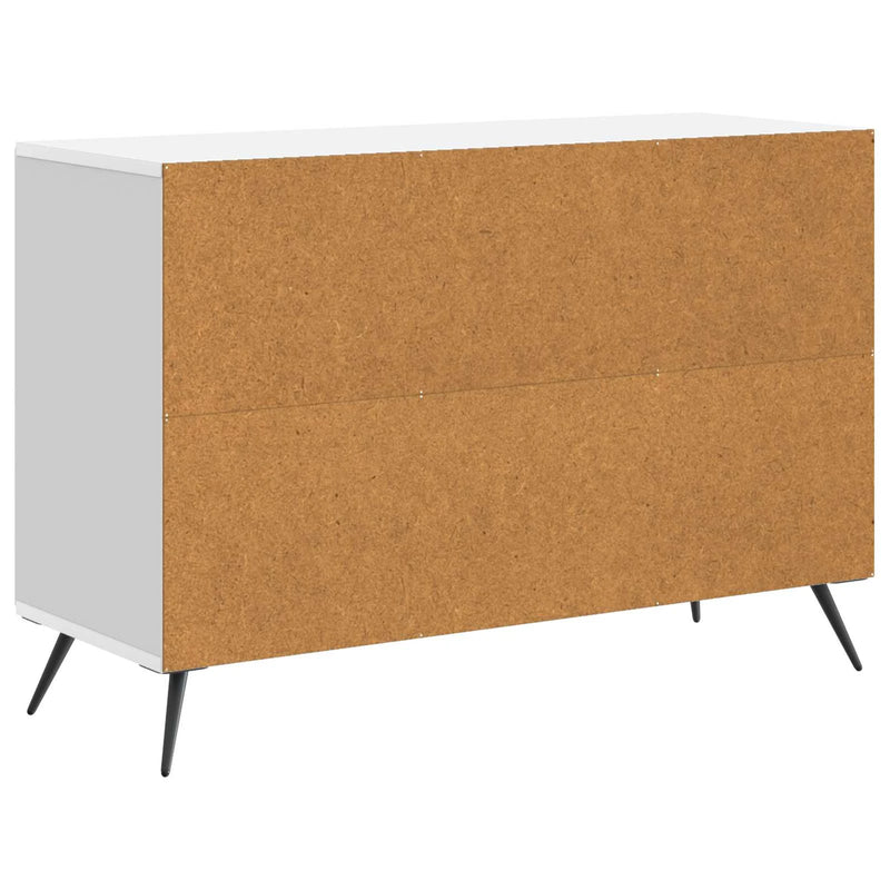 Sideboard with Drawer White 89 x 34.5 x 60 cm Engineered Wood