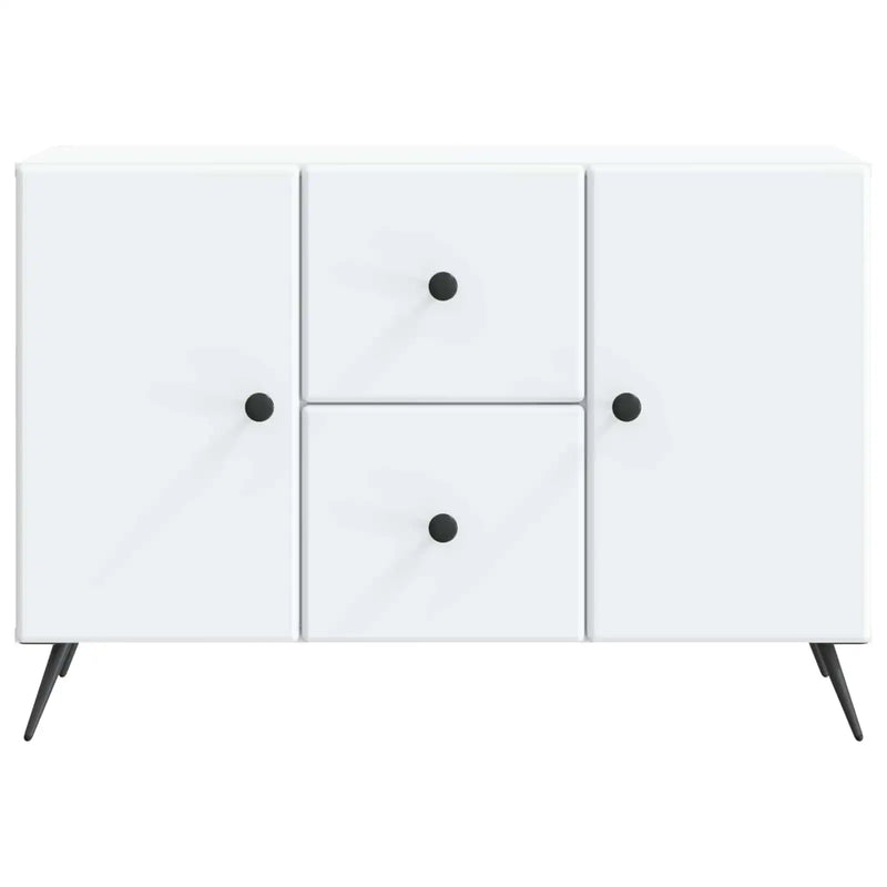 Sideboard with Drawer White 89 x 34.5 x 60 cm Engineered Wood