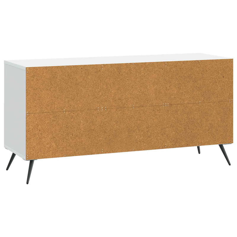 TV Cabinet with Drawer White 102 x 34.5 x 50 cm Engineered Wood