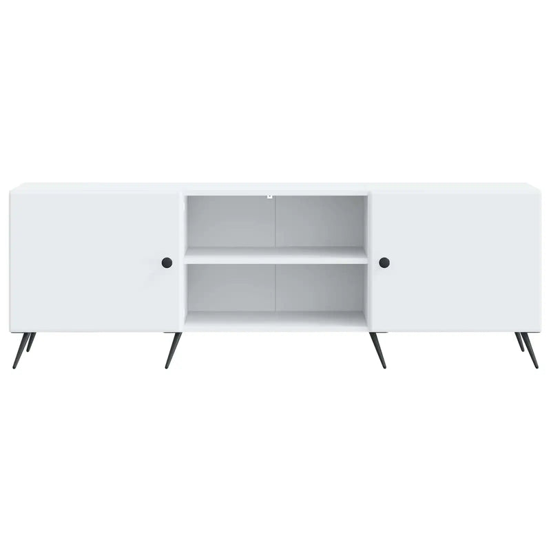 TV Cabinet White 150 x 31 x 50 cm Engineered Wood