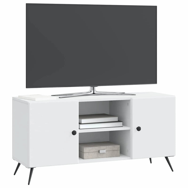 TV Cabinet White 102 x 34.5 x 50 cm Engineered Wood