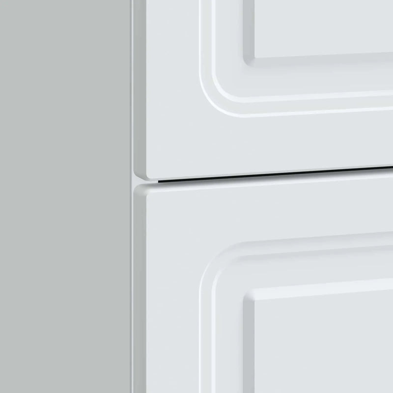 Bedside Cabinet White 43 x 41 x 63.5 cm Engineered Wood