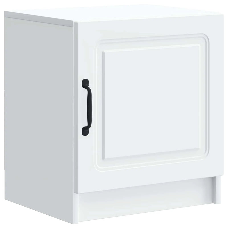 Bedside Cabinet White 43 x 34.5 x 47 cm Engineered Wood