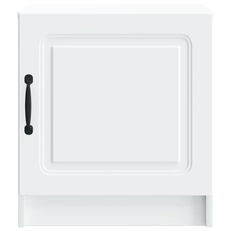 Bedside Cabinet White 43 x 34.5 x 47 cm Engineered Wood