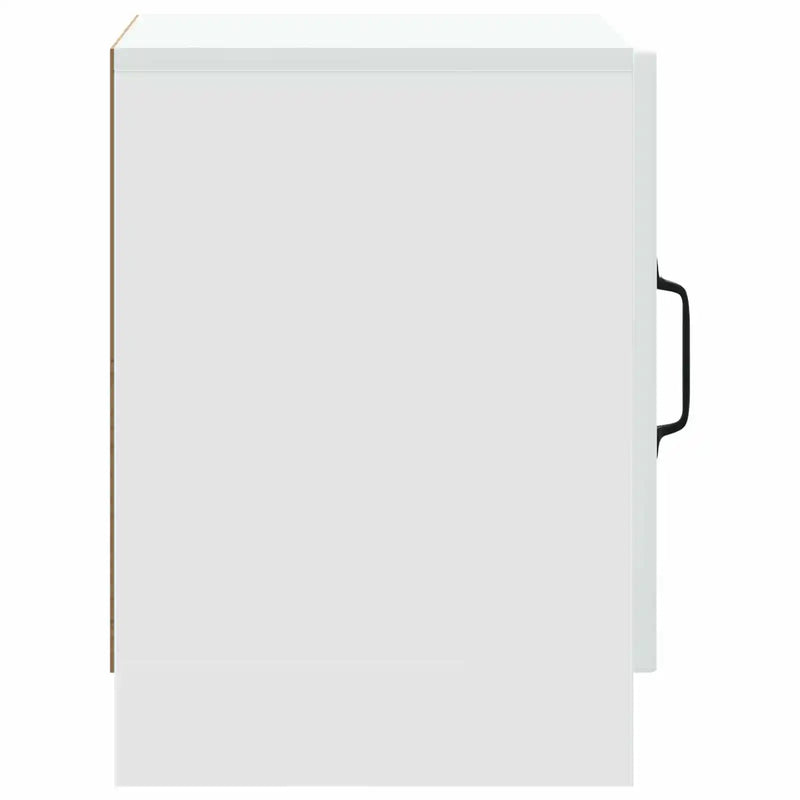 Bedside Cabinet White 43 x 34.5 x 47 cm Engineered Wood