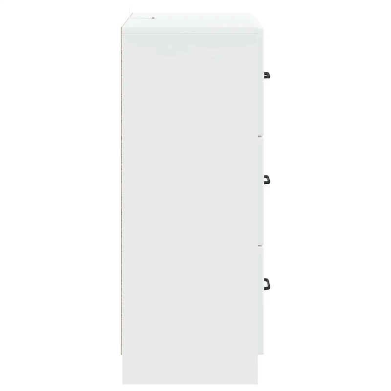 Drawer Cabinet White 66 x 34.5 x 87 cm Engineered Wood